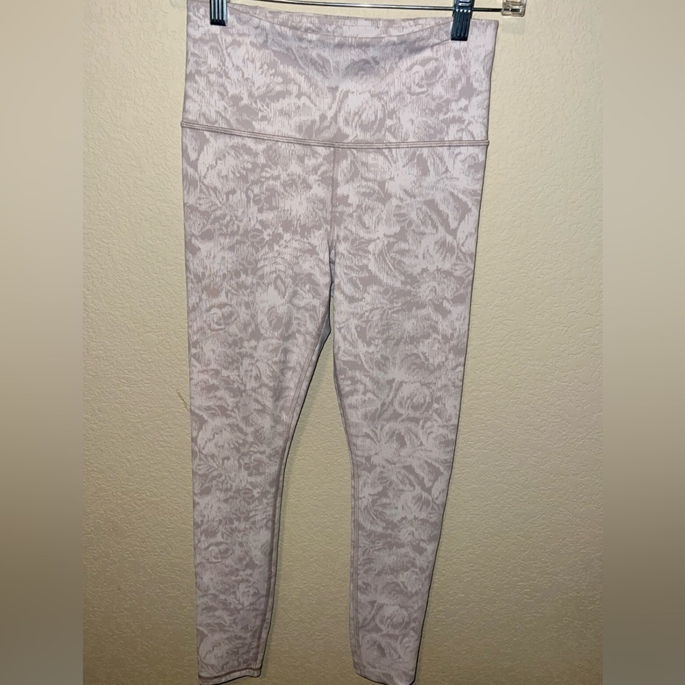 Athleta Elation High Rise Tight Leggings Frosted Floral.